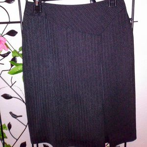 Women's Caslon Pencil Skirt Black and white pinstripe-Nordstrom size 4